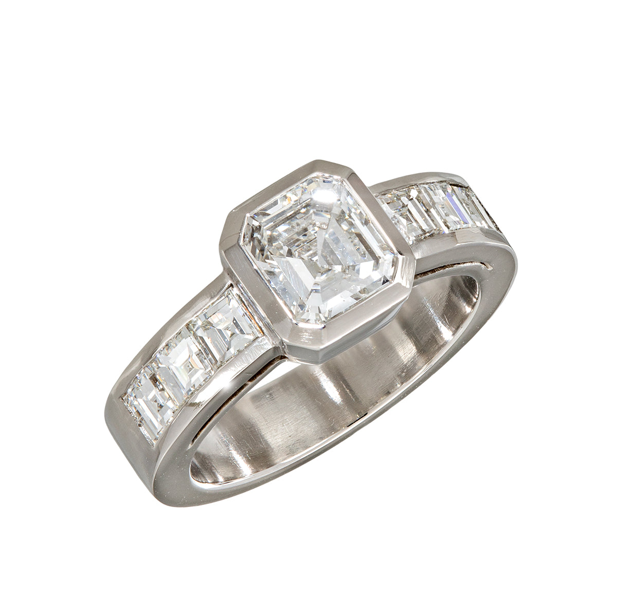 Emerald Cut Diamond Ring – gloriabassdesign