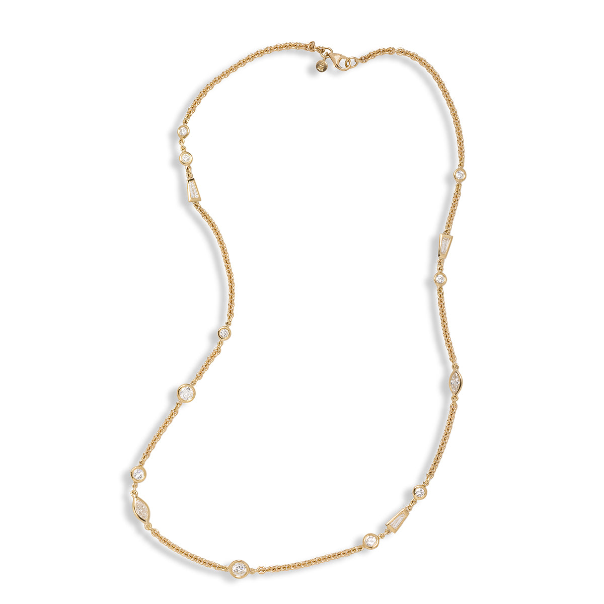 Mixed Diamond Necklace