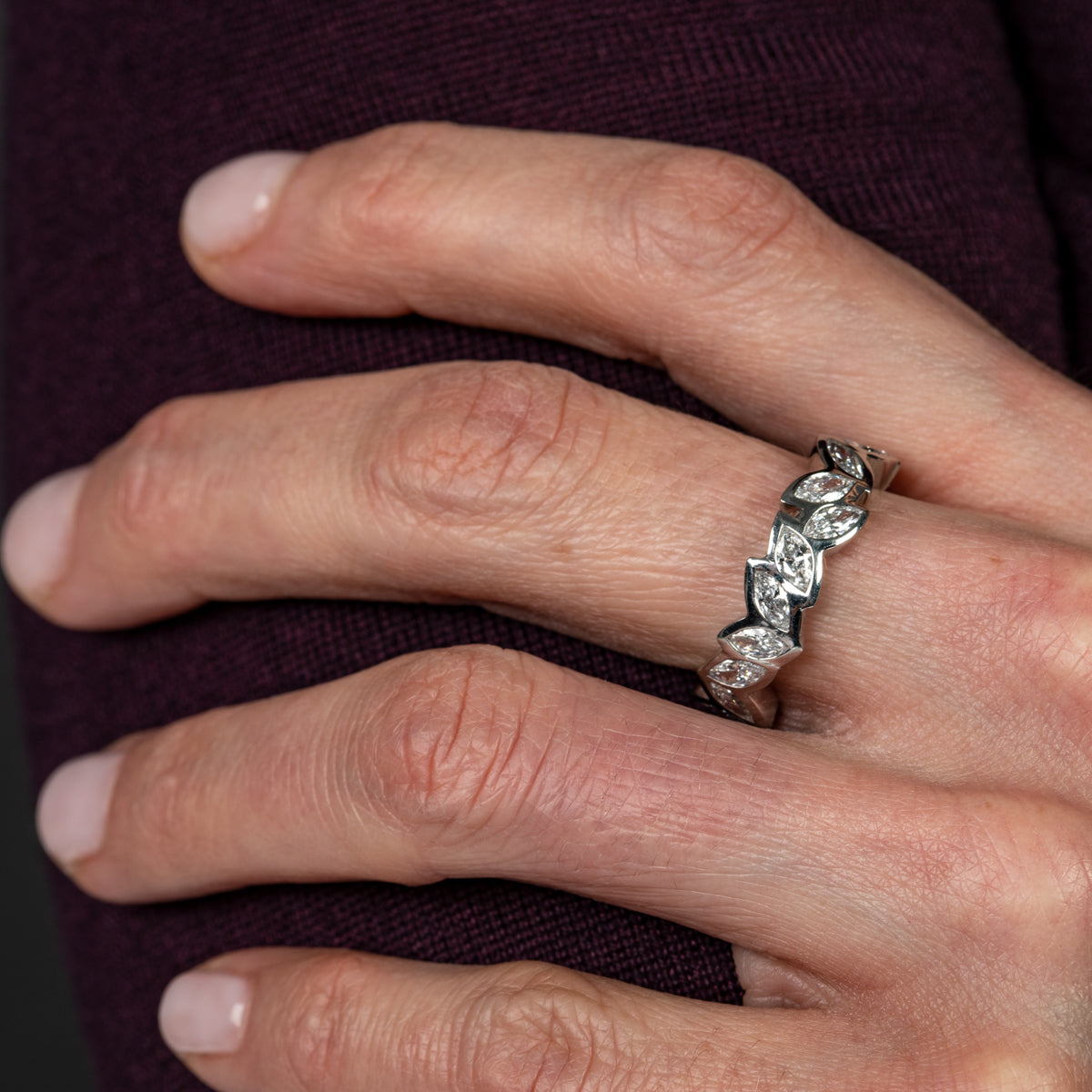 Diamond Marquise Eternity Ring