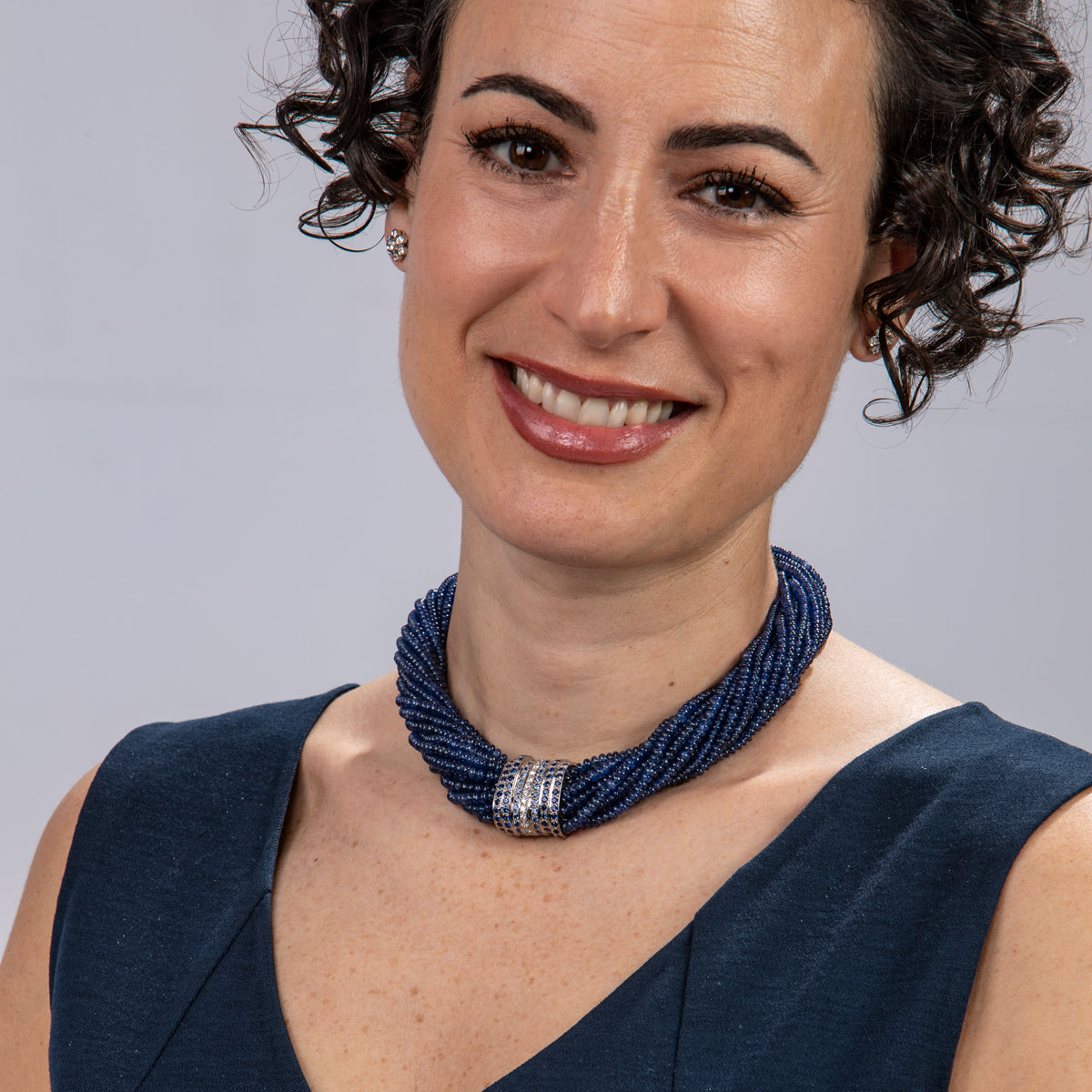 Blue Sapphire Necklace