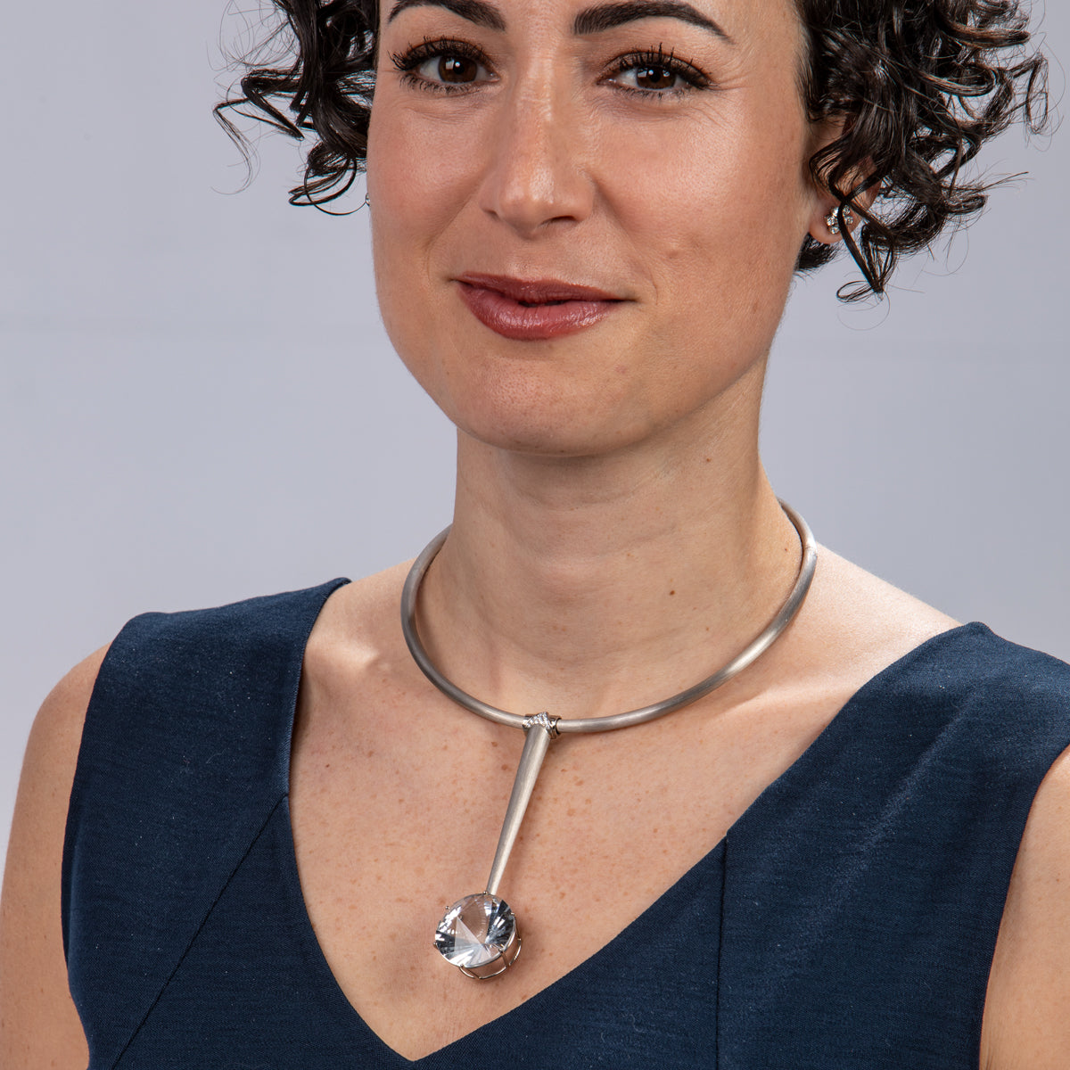 White Topaz Spirit Necklace