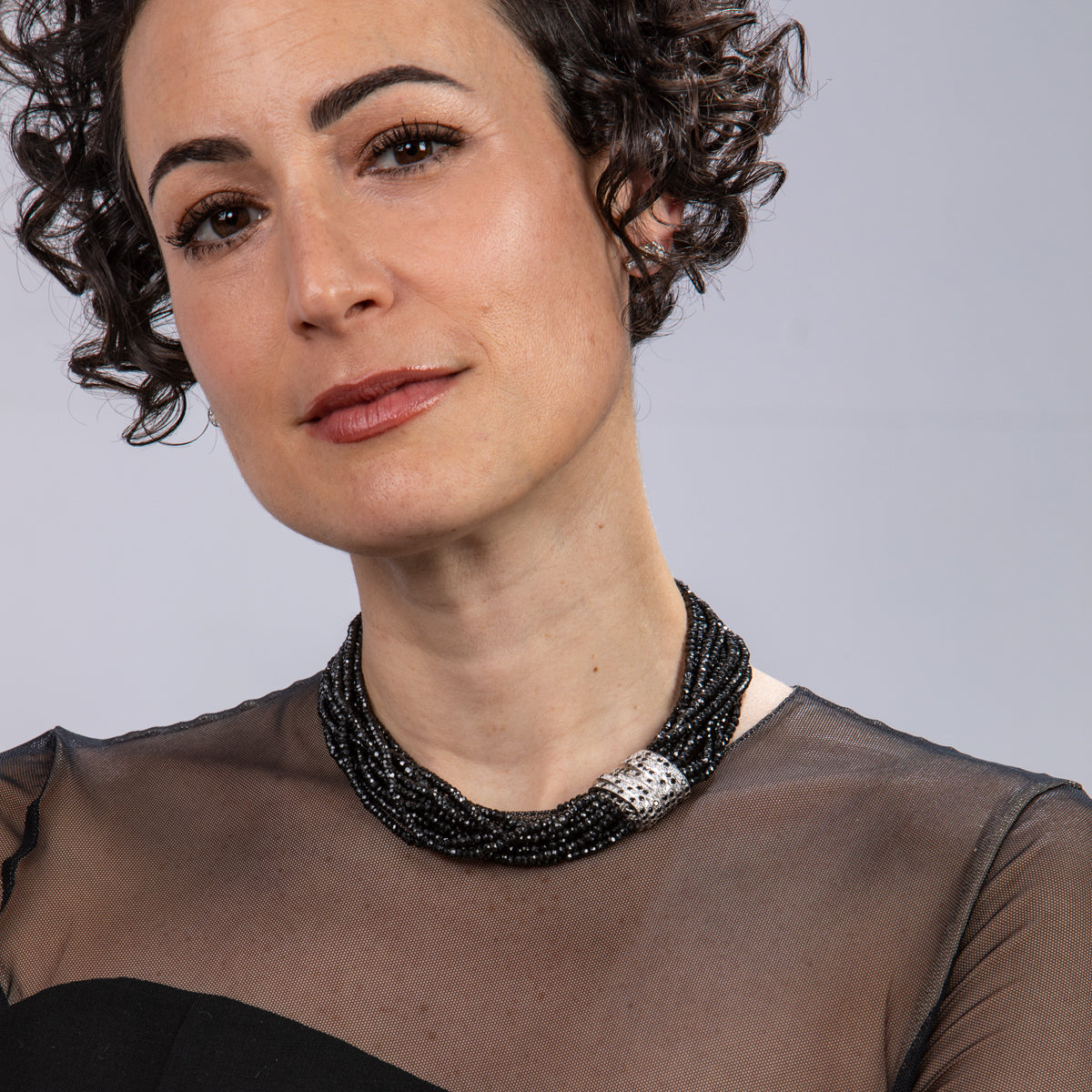 Black Spinel Necklace