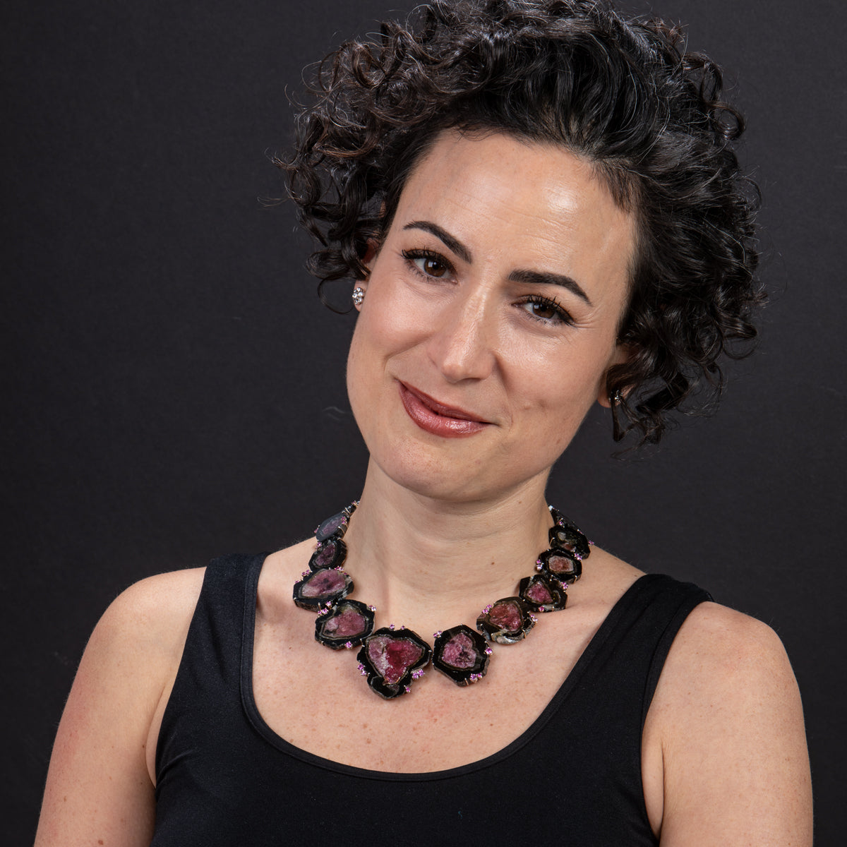 Watermelon Tourmaline Necklace