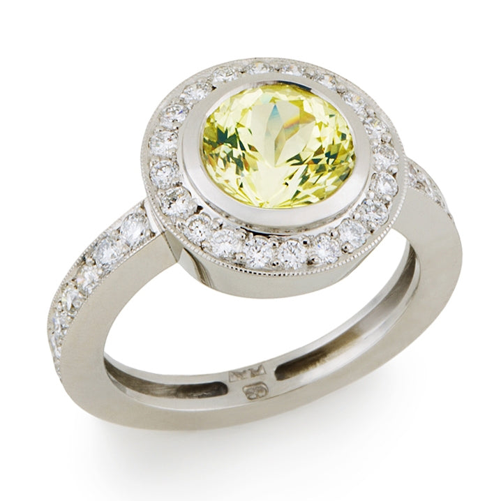 The Eternal Yellow Sapphire Ring