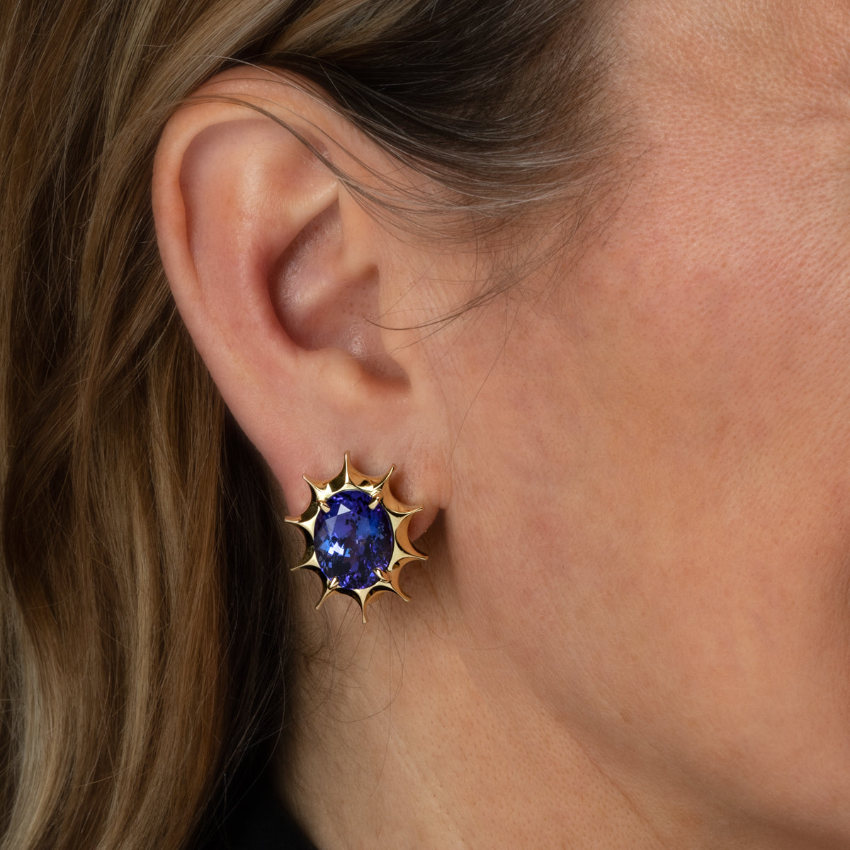 Tanzanite “Sun-Ray” Earrings