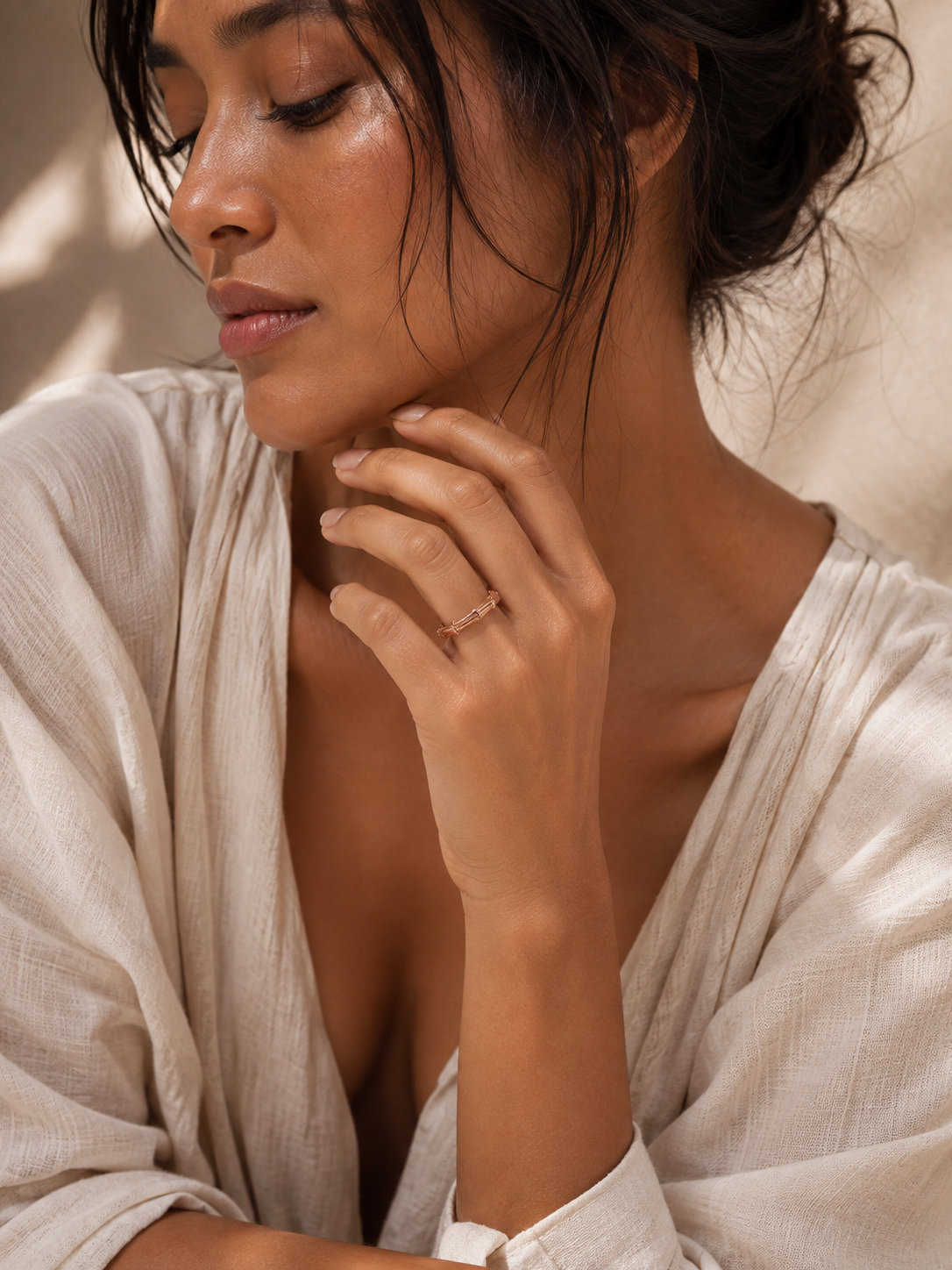 Round Bamboo Ring