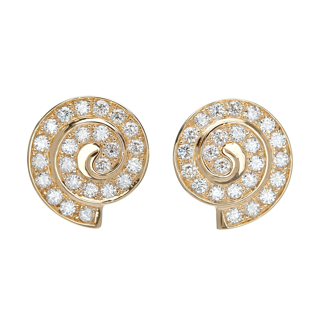 Boucles d’oreilles Diamants Tourbillon Grand