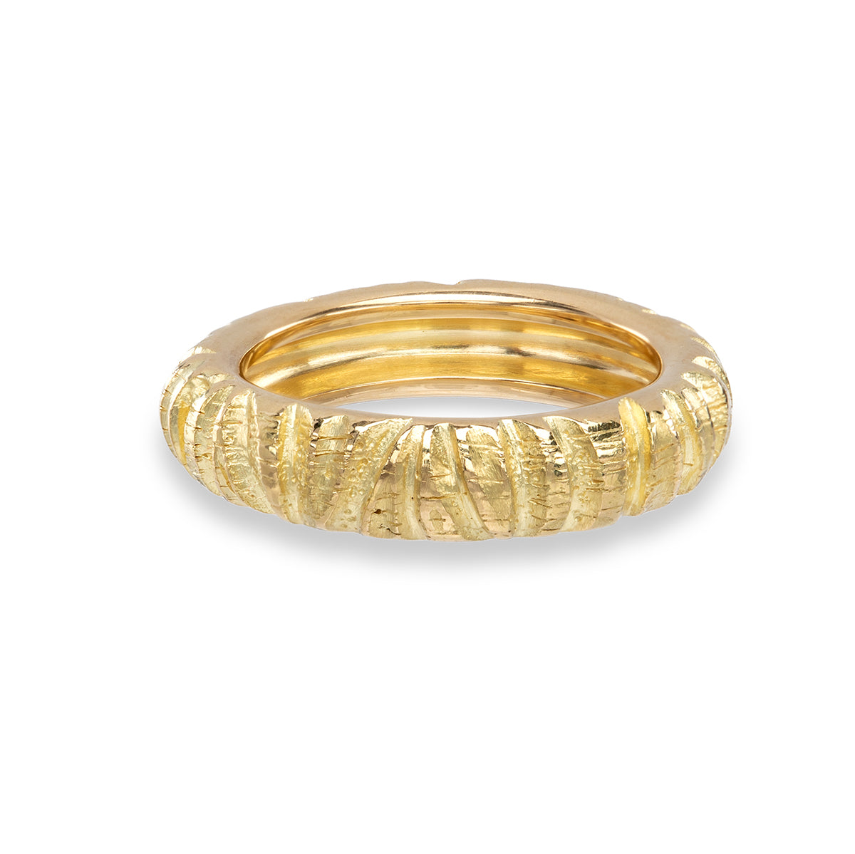 Medium Palm Bark Ring