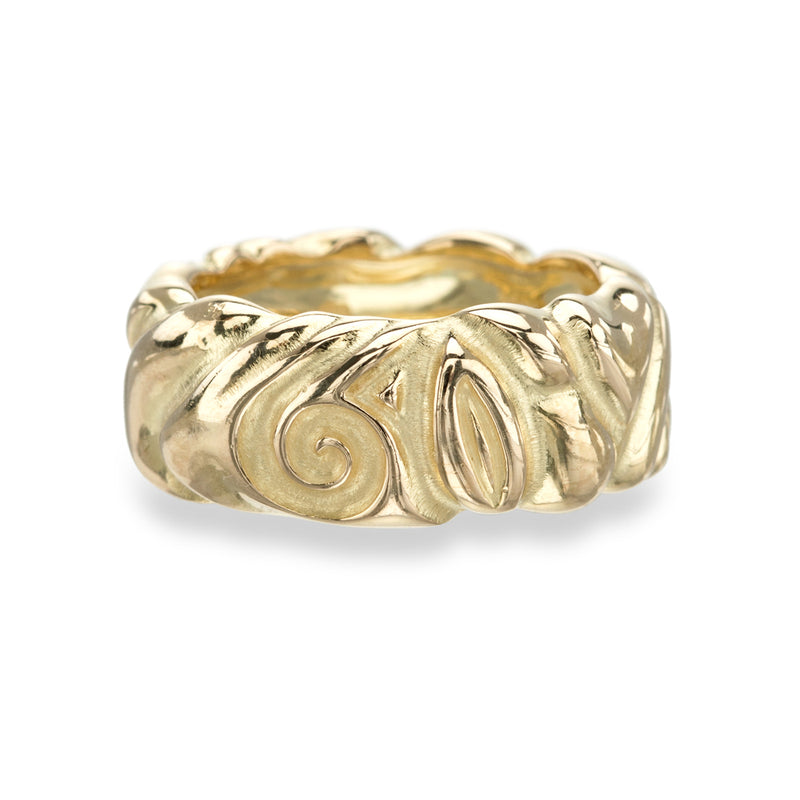 Wide Carved Ring