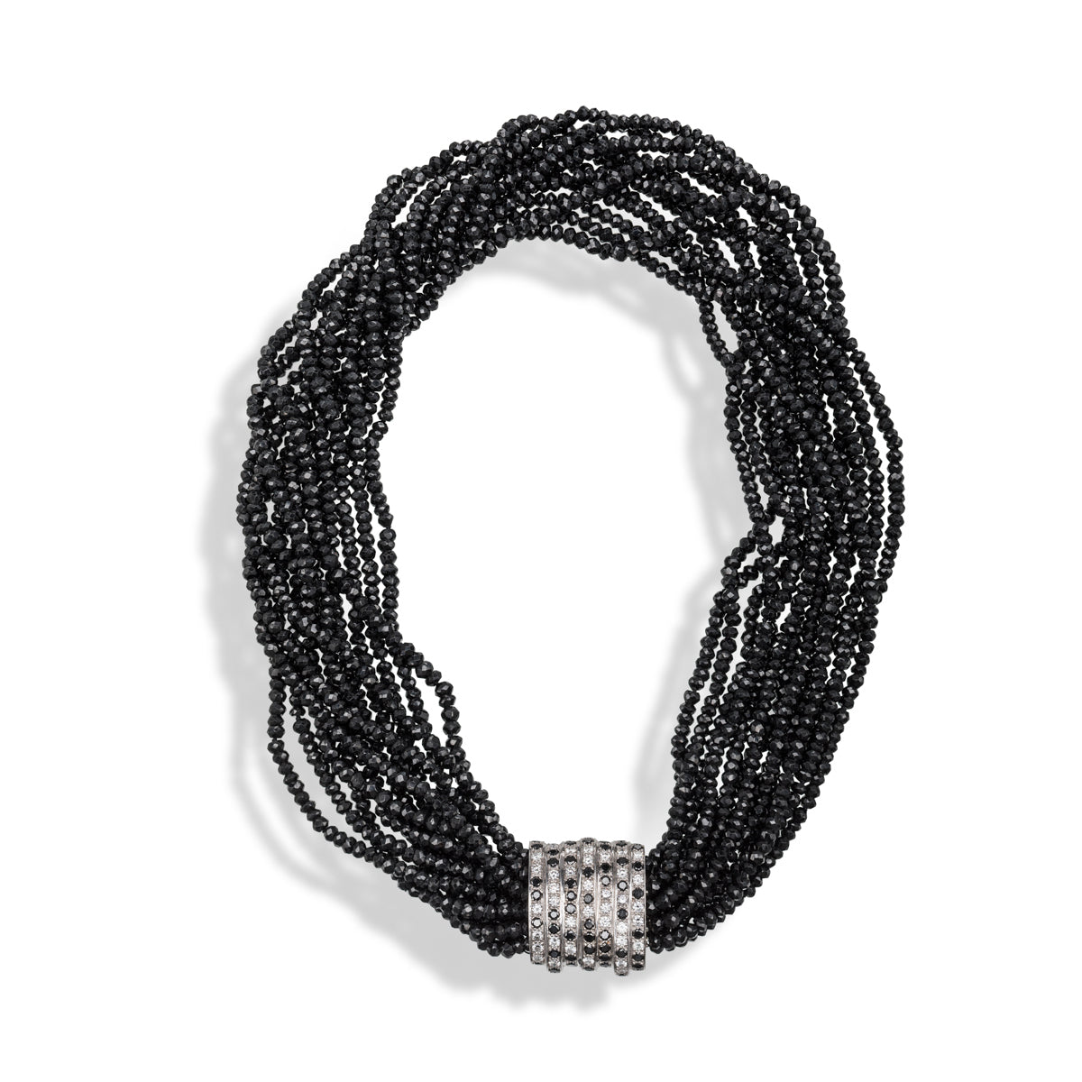 Collier Spinelle Noir