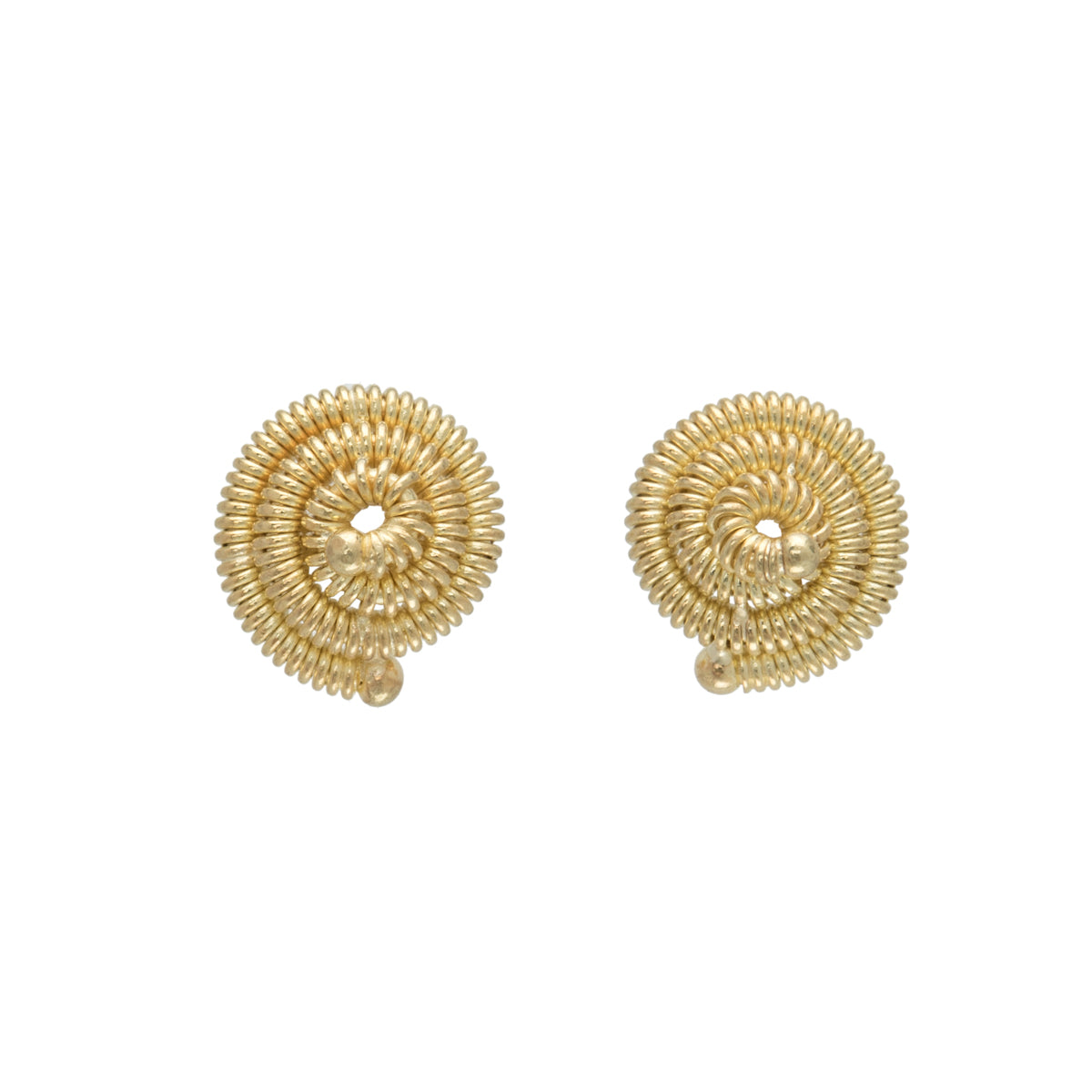 Boucles d’oreilles Serpentine en Escargot