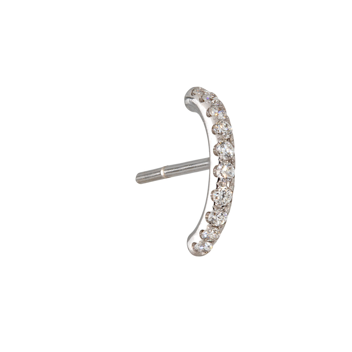 Anchor Studs with Diamonds