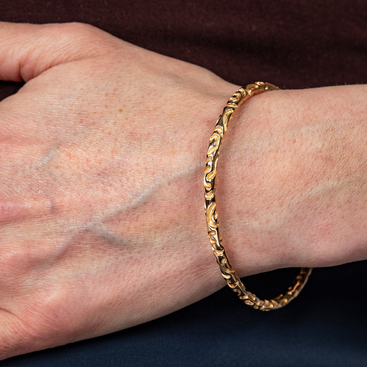 Carved Bangle