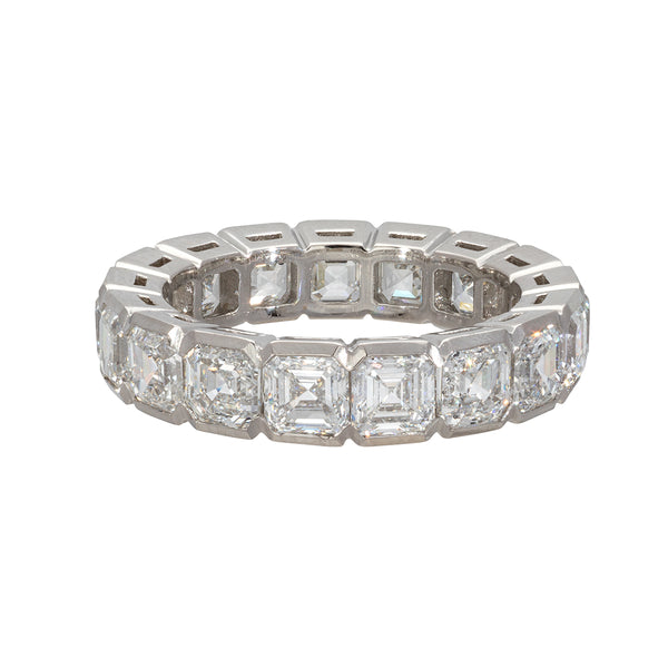 Diamond Asscher Cut Eternity Ring