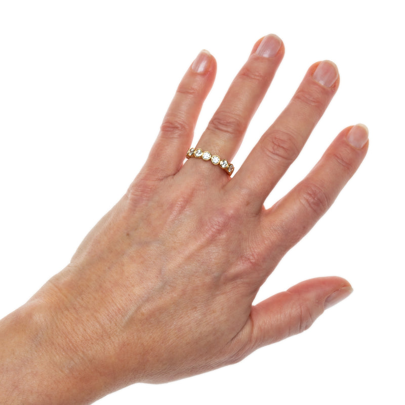 Diamond Large Bezel Eternity Ring