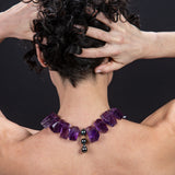 Amethyst and Tahitian Pearl Necklace