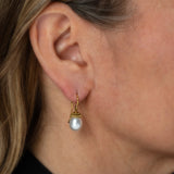Boucles d'oreilles en Perles et Double Serpentine