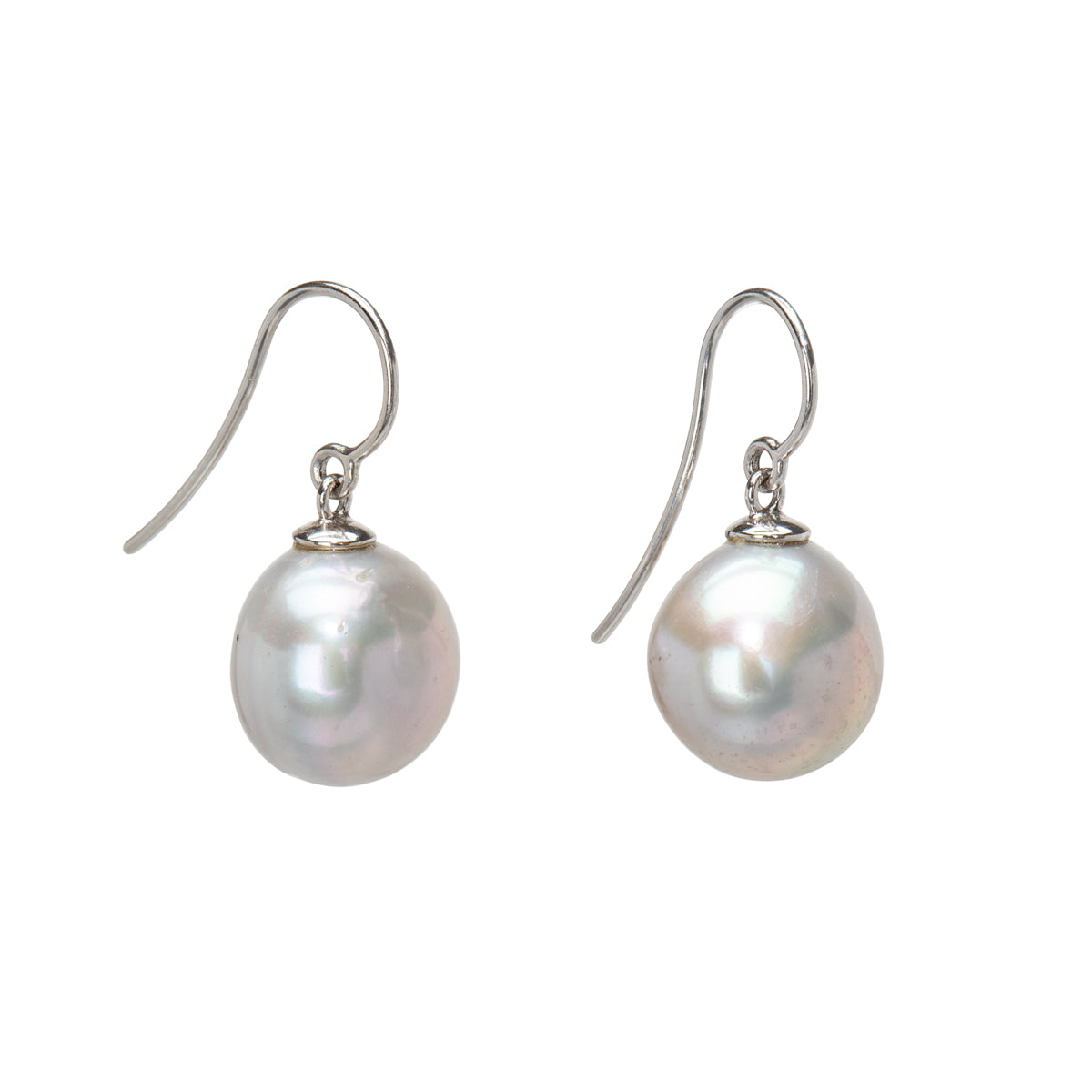 Grey Pearl Earrings