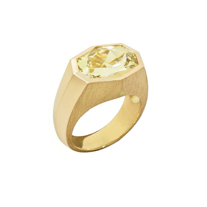 Bague Chrysobéryl Taille Fantaisie