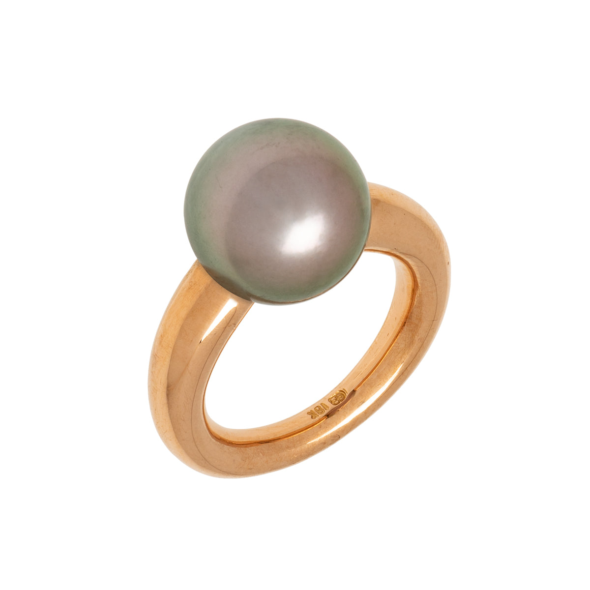 Large Orbit Pearl Ring