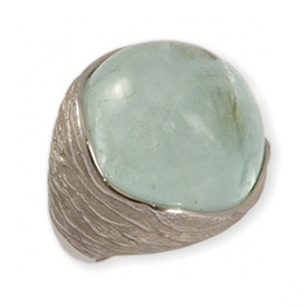 Aquamarine Cabachon Ring