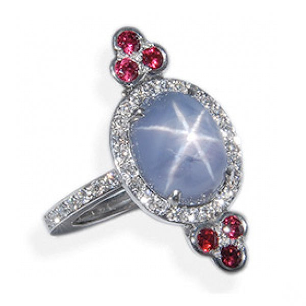 Star Sapphire Diva Ring