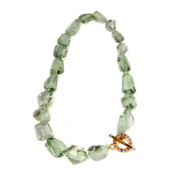 Green Amethyst Necklace