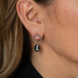 Boucles d’oreilles Serpentine Simple Boucle et Perles