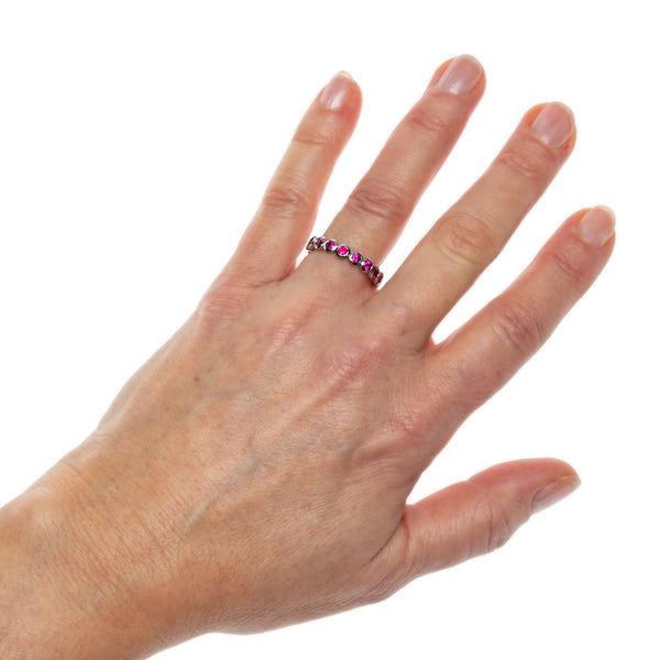 Ruby Medium Bezel Eternity Ring