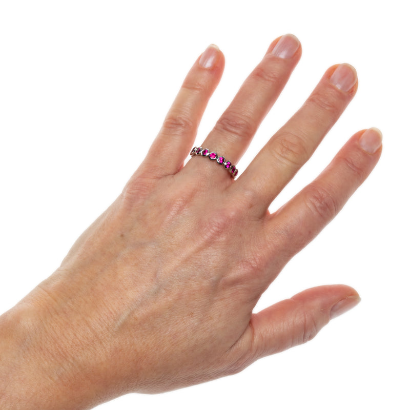 Ruby Medium Bezel Eternity Ring
