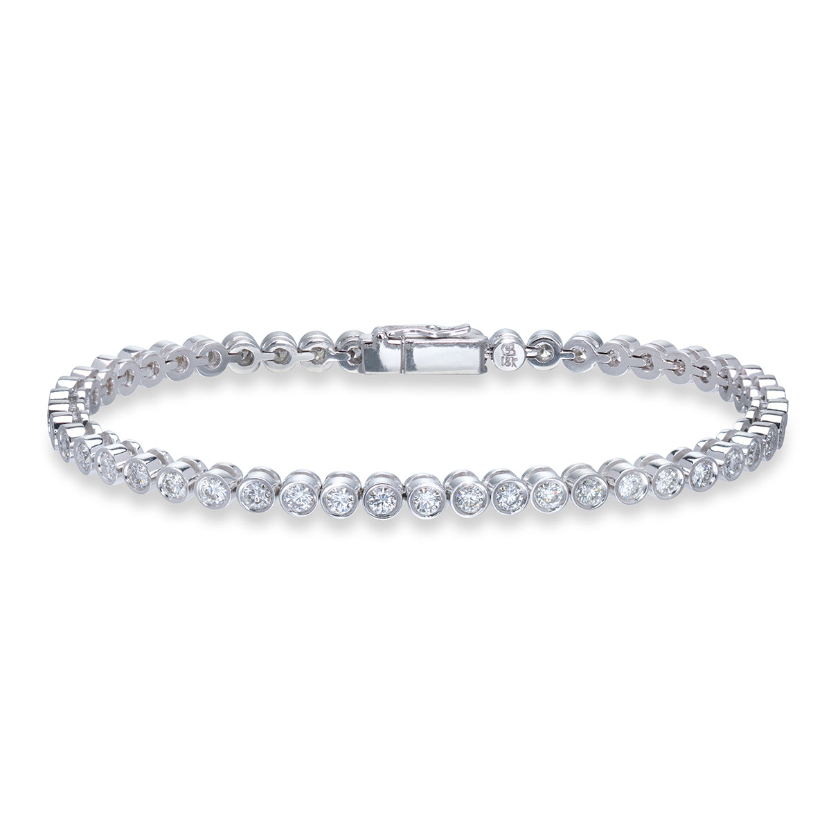 Bracelet Diamants Serti Clos Moyen