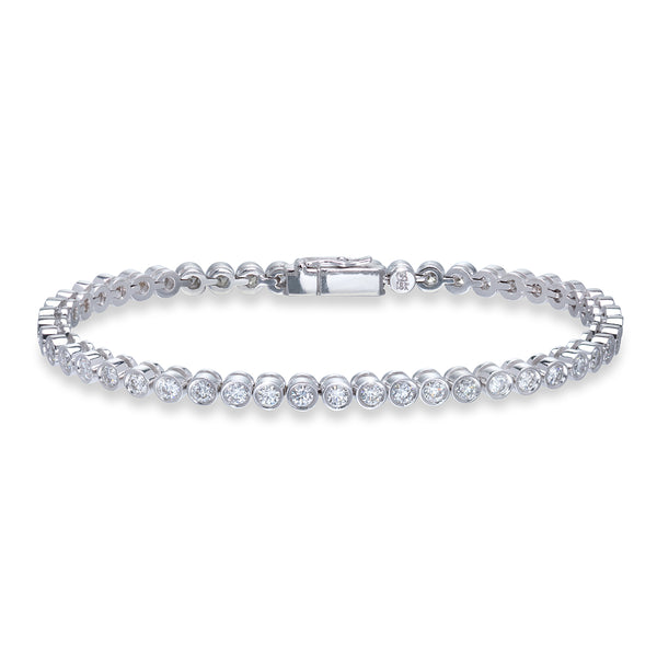 Medium Bezel Diamond Bracelet