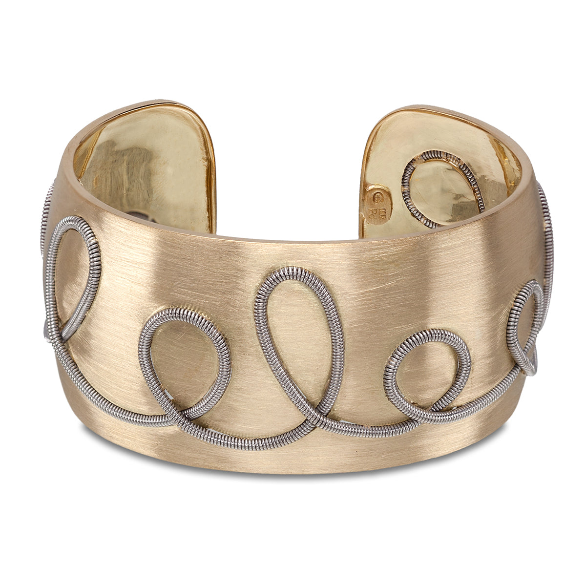 Cuff Bracelet With Coil