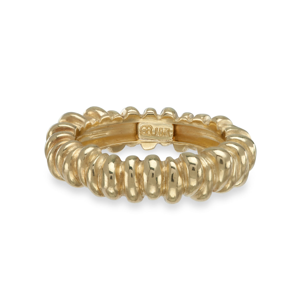 Wide Ripples Ring