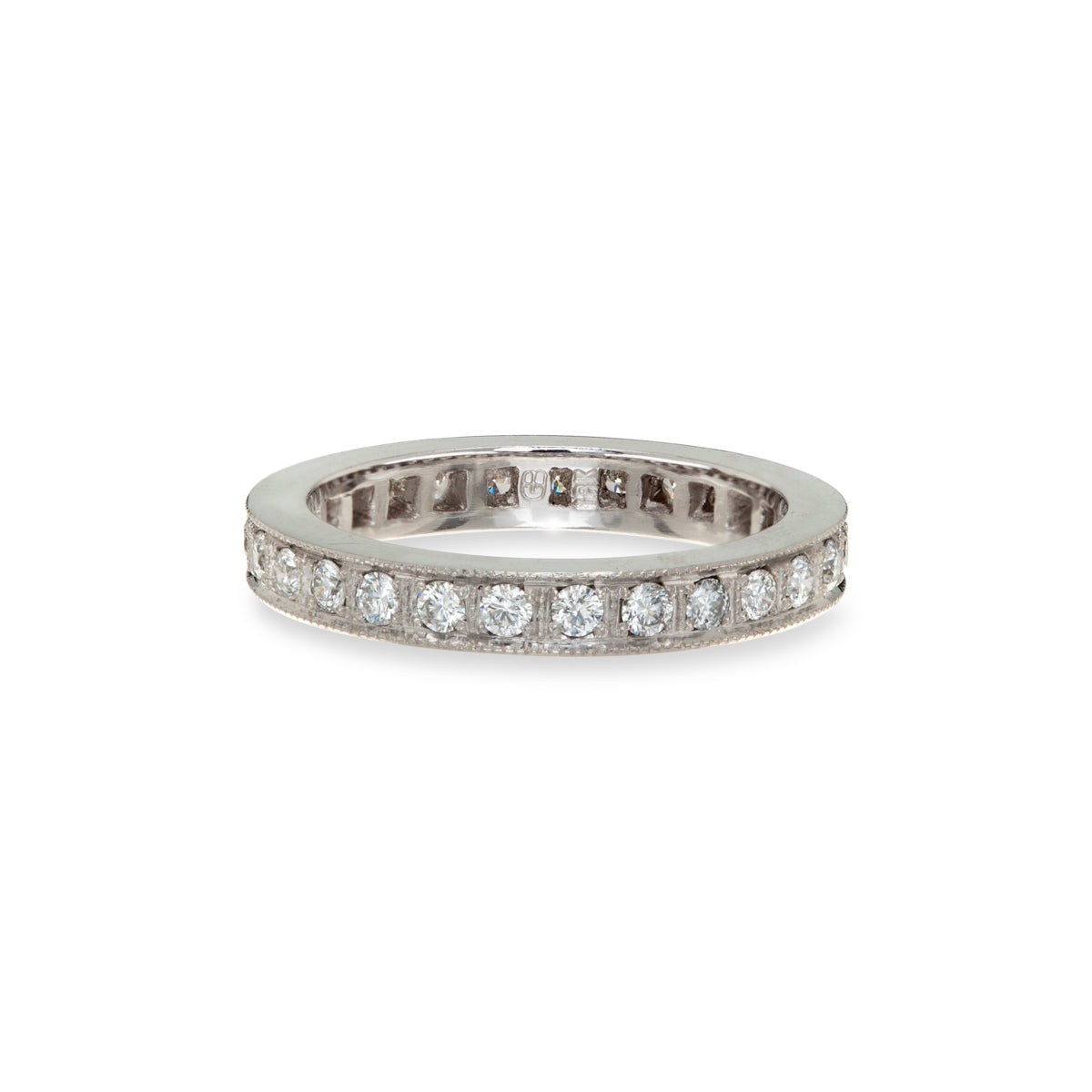 Diamond Medium Flat Pave Eternity Ring