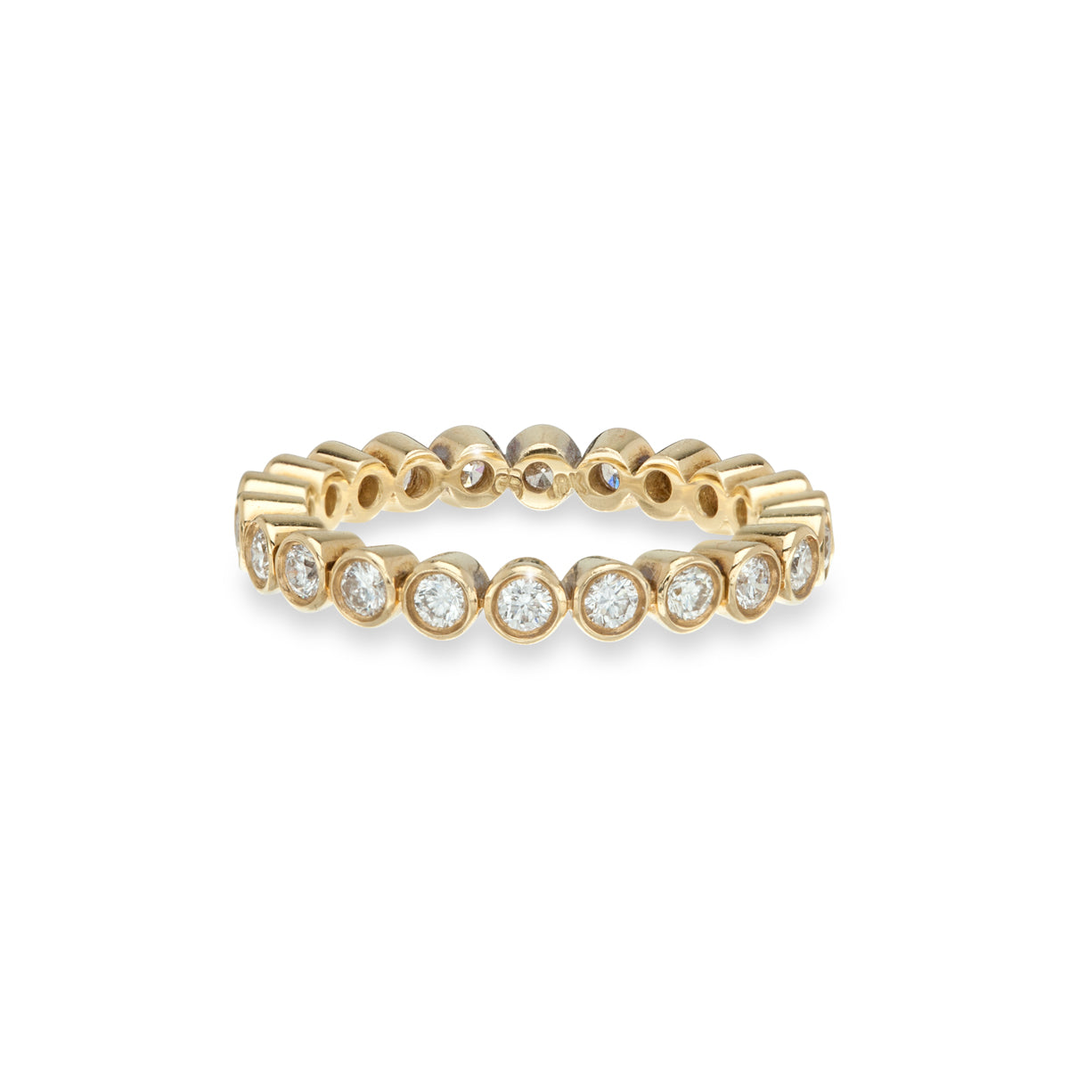 Diamond Small Bezel Eternity Ring