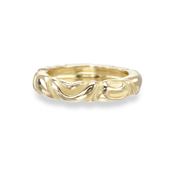 Narrow Carved Ring