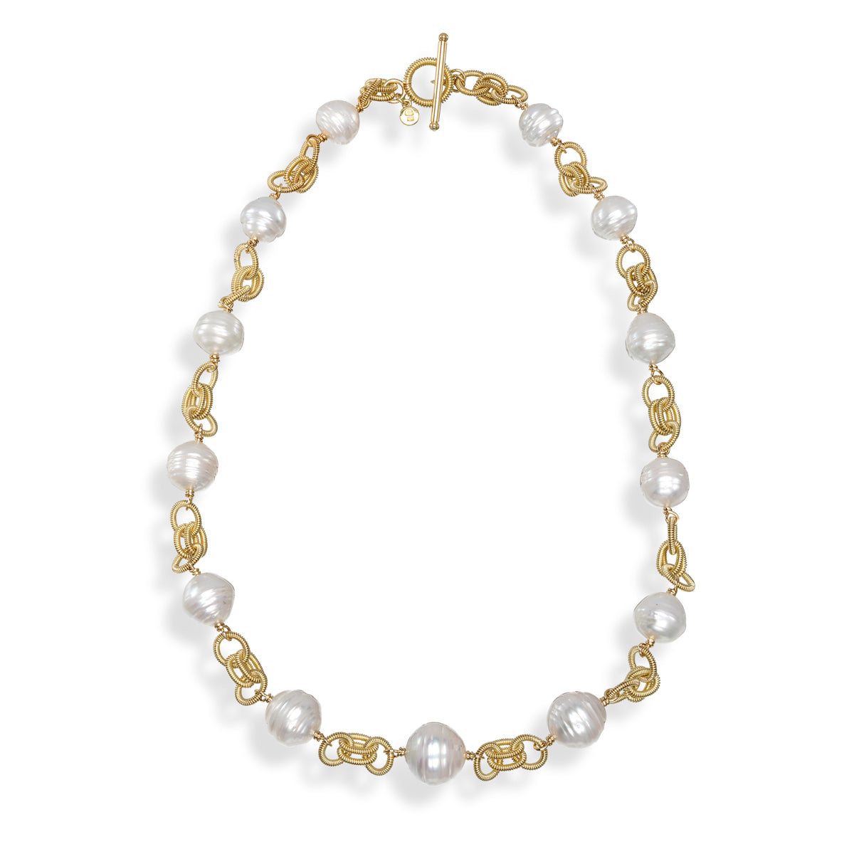 Collier Perles et Maillons en Serpentine