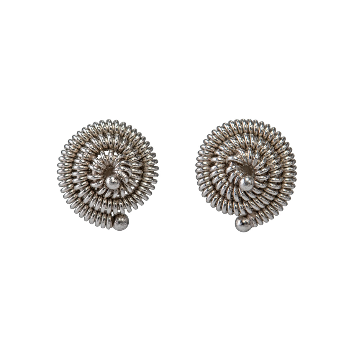 Boucles d’oreilles Serpentine en Escargot