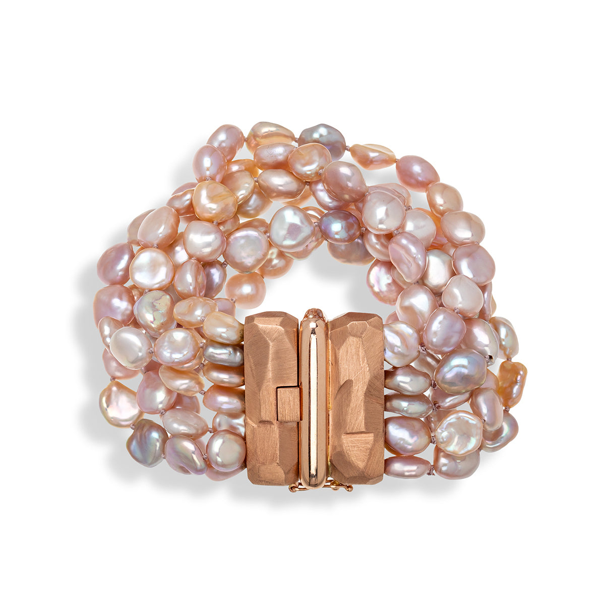 Multicolour Pink Pearl Bracelet