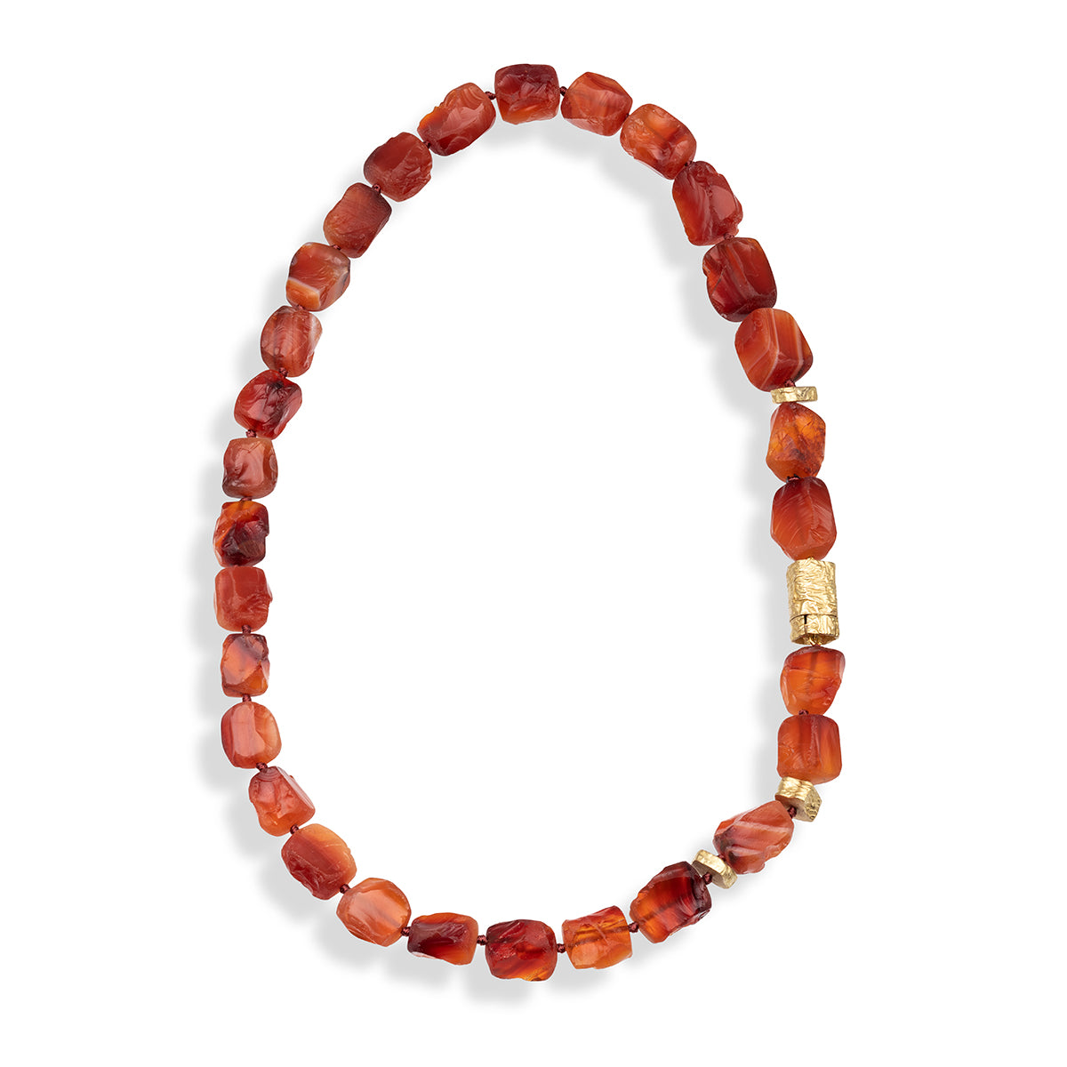 Rough Carnelian Necklace