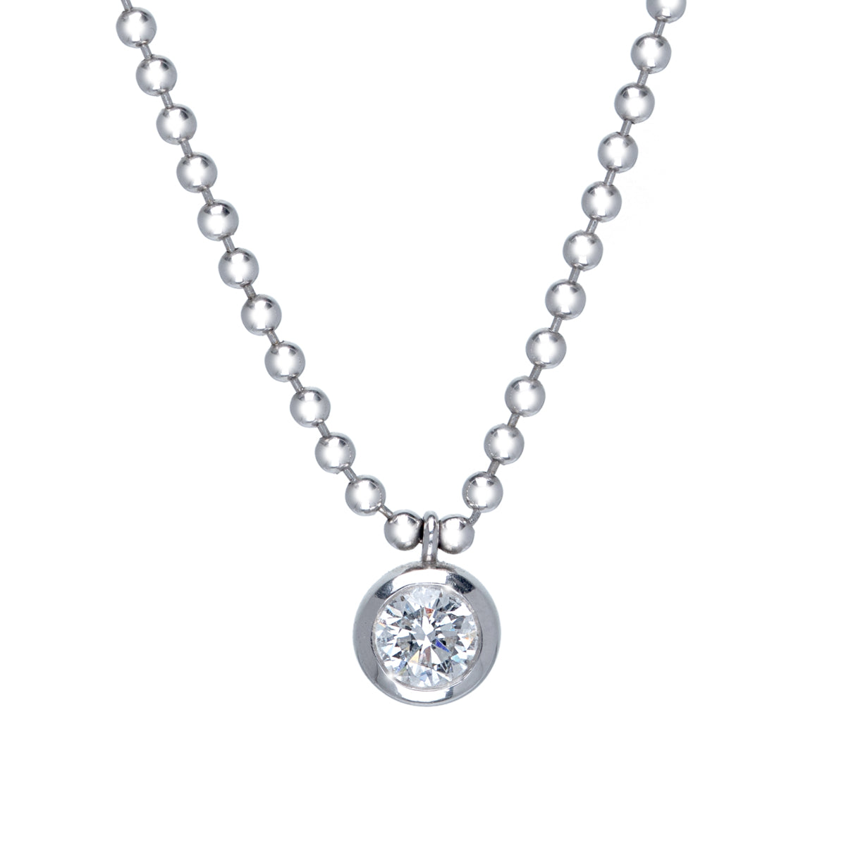 Diamond Bezel Pendant